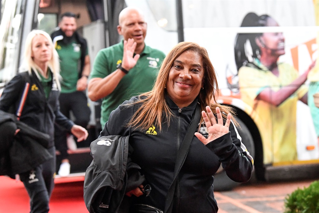 Banyana Banyana coach Desiree Ellis during the South Africa women's national team squad announcement and send-off gala dinner at Sefako Makgatho Presidential Guest House on 23 June 2023 in Pretoria, South Africa. 