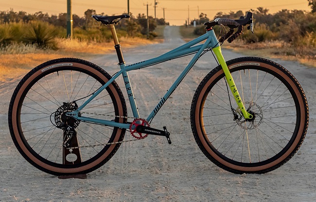 A fusion of classic BMX and motorcycle design by Farr, has created a very cool steel frame.  (Photo: Farr)