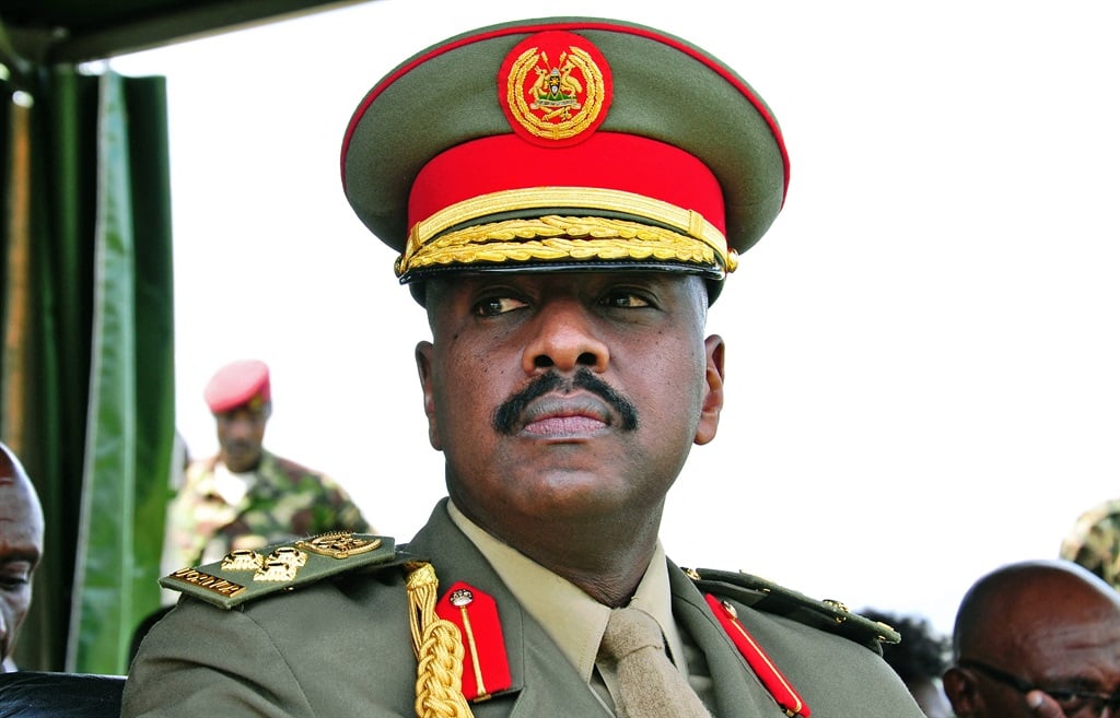 Uganda's veteran leader Yoweri Museveni has appointed his son to head the country's defence forces, the East African nation's government announced, capping a dizzying rise for Muhoozi Kainerugaba. (PETER BUSOMOKE / AFP)