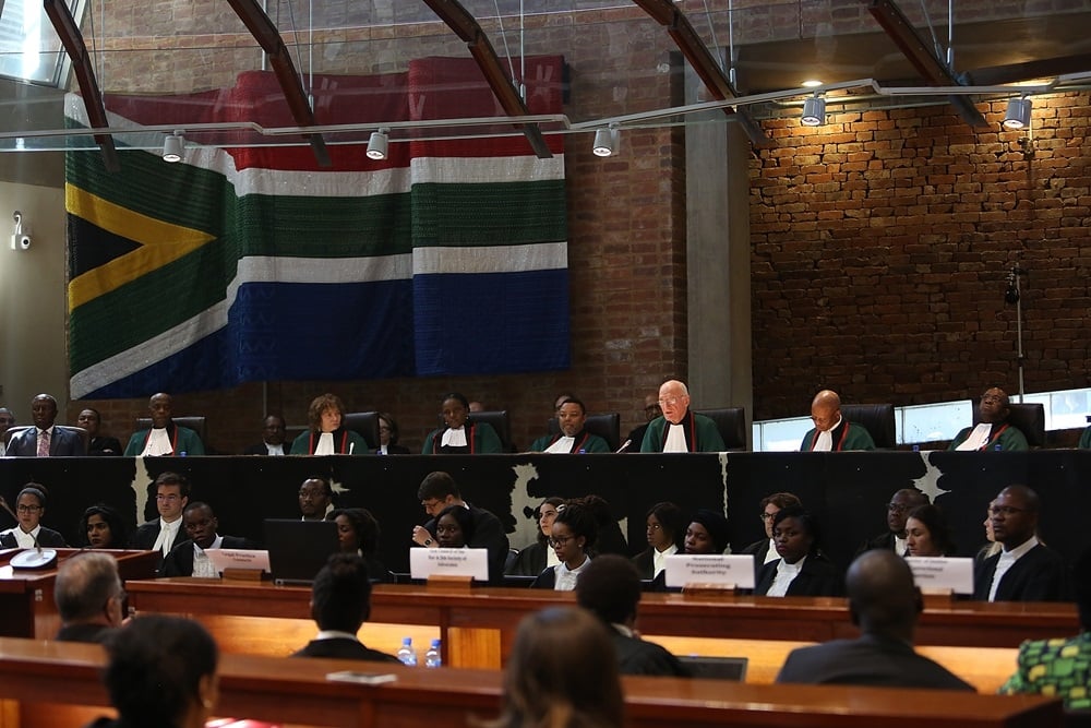 The send-off ceremony of Constitutional Court Justice Edwin Cameron on August 20, 2019 in Johannesburg.