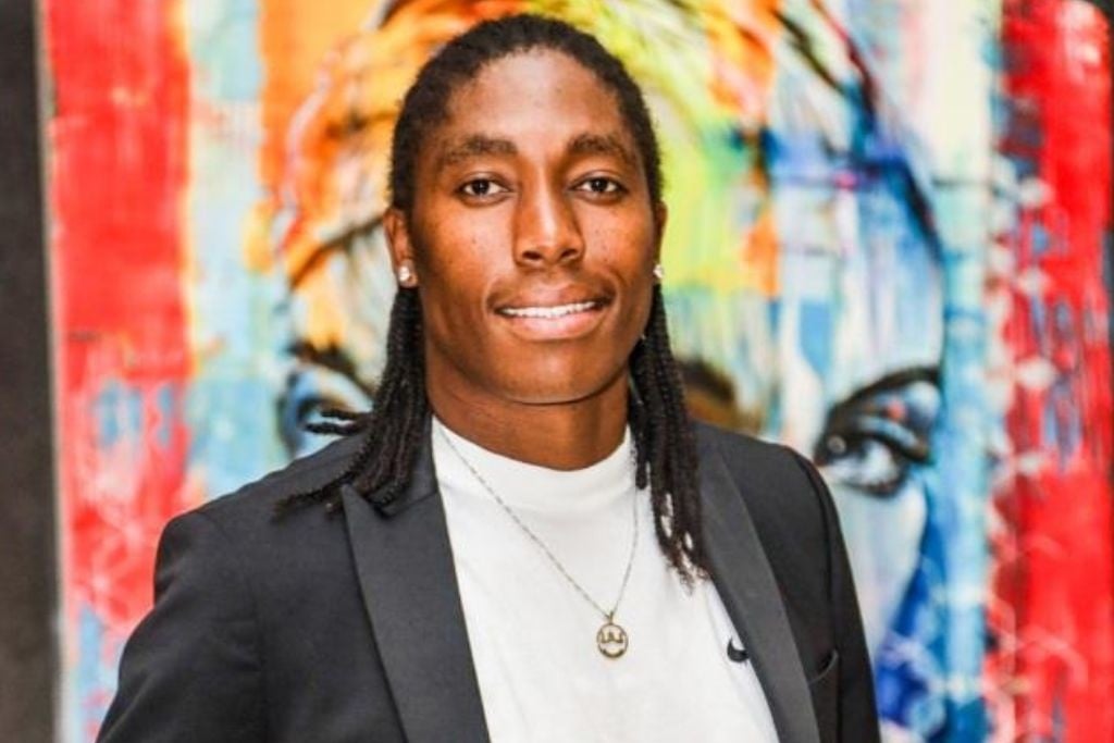 Caster Semenya said her goal was to advocate for young women.