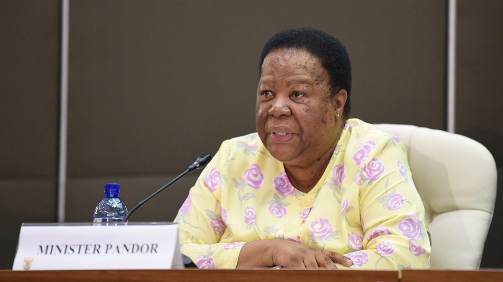 Minister of International Relations and Cooperation Naledi Pandor. (Supplied/DIRCO)