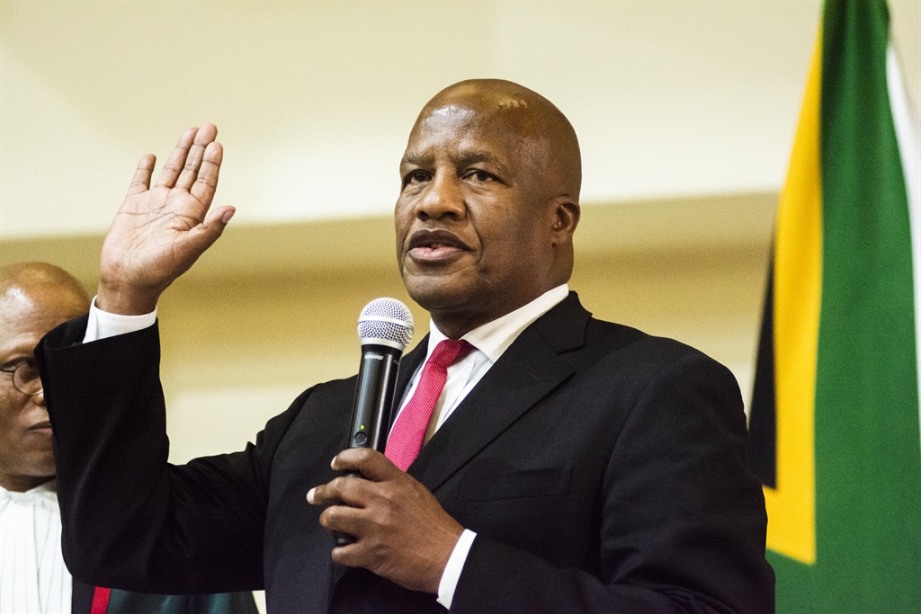 Jackson Mthembu , South Africa's minister in the Presidency.  Photo by Getty Images