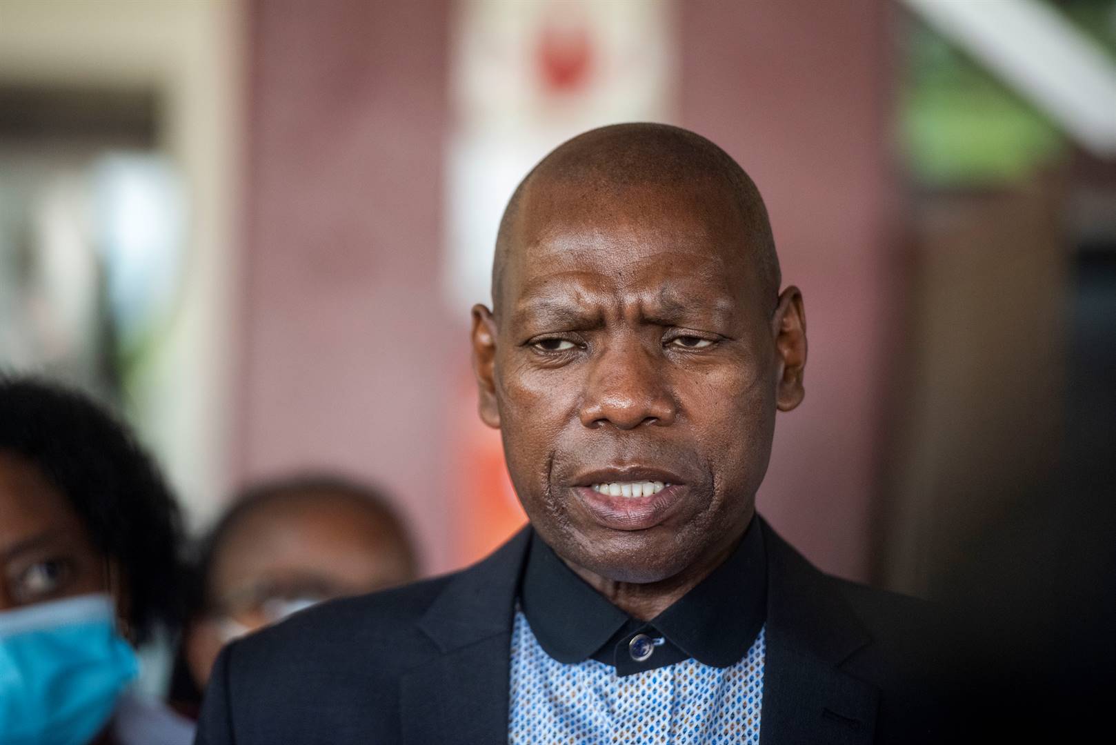 Health Minister Zweli Mkhize conducts an oversight visit to Steve Biko Academic Hospital in Pretoria earlier this month. Criticism has been levelled at government for its communication failures. Picture: Gallo Images