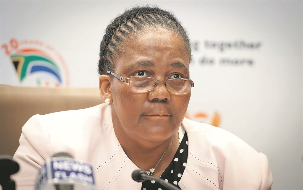 Former Minister of Transport Dipuo Peters 