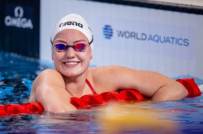 South African swimmer Lara van Niekerk at the World Aquatics Championships. (Image: Anton Geyser/Gallo Images)