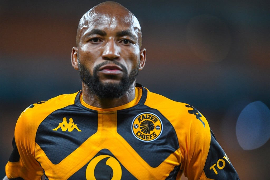 Sibongiseni Mthethwa of Kaizer Chiefs during the DStv Premiership match between Kaizer Chiefs and Cape Town City FC at FNB Stadium on October 03, 2023 in Johannesburg, South Africa. 