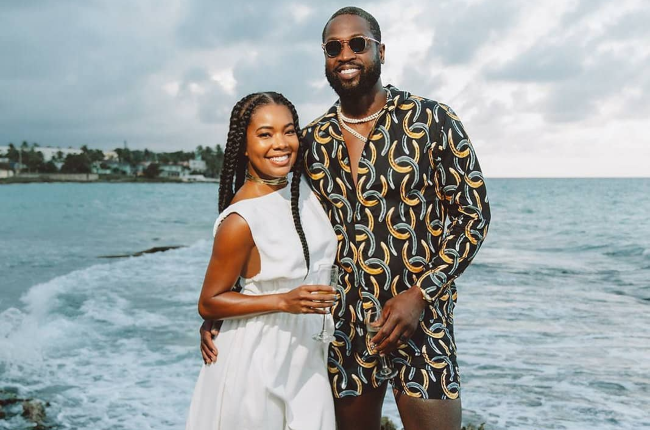 Gabrielle Union and her hubby, Dwayne Wayde took a holiday to Jamaica to celebrate Dwayne's 39th birthday.