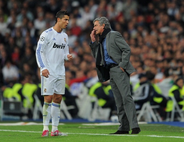 Jose Mourinho has revealed when he needed to go to Cristiano Ronaldo's house to console him during their time together at Real Madrid. 
