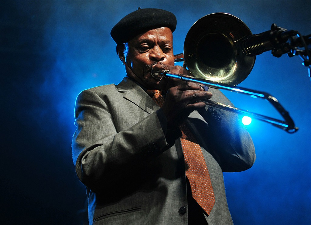Legendary musician Jonas Gwangwa. Photo by Gallo Images/ Veli Nhlapo.