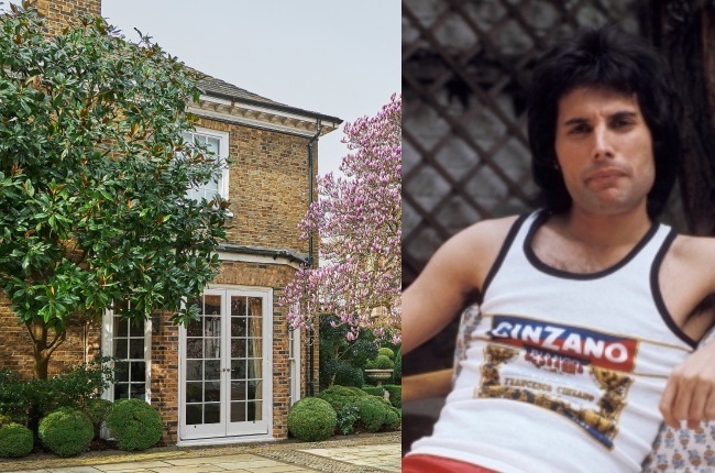 Freddie Mercury spent many happy years in the home which is located in the posh London suburb of Kensington. (PHOTO: Knight Frank; Getty Image/Gallo Images)