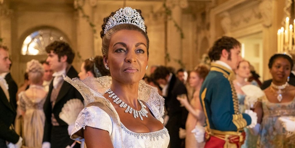 Adjoa Andoh’s most recent role, on the acclaimed period series Bridgerton, as Lady Danbury is gearing up to be her most memorable. (Netflix) 