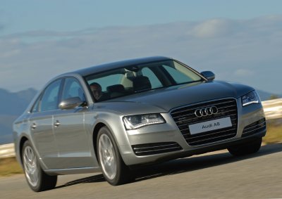 TWIN-TURBO: Turbodiesel power finally makes it into the ultra-luxury D segment in the form of a 4.2 TDI for Audi's A8.