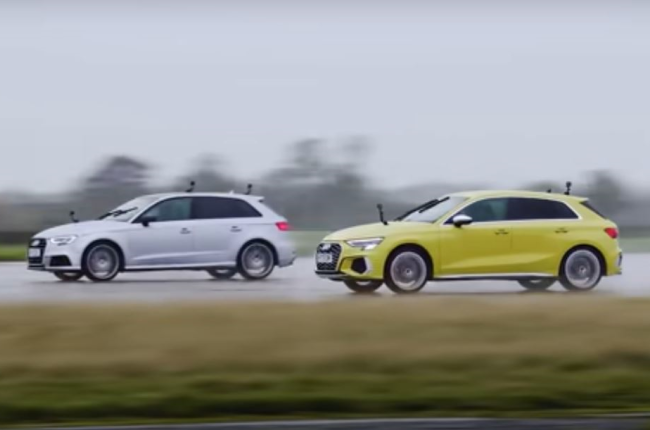 Audi S3 drag race