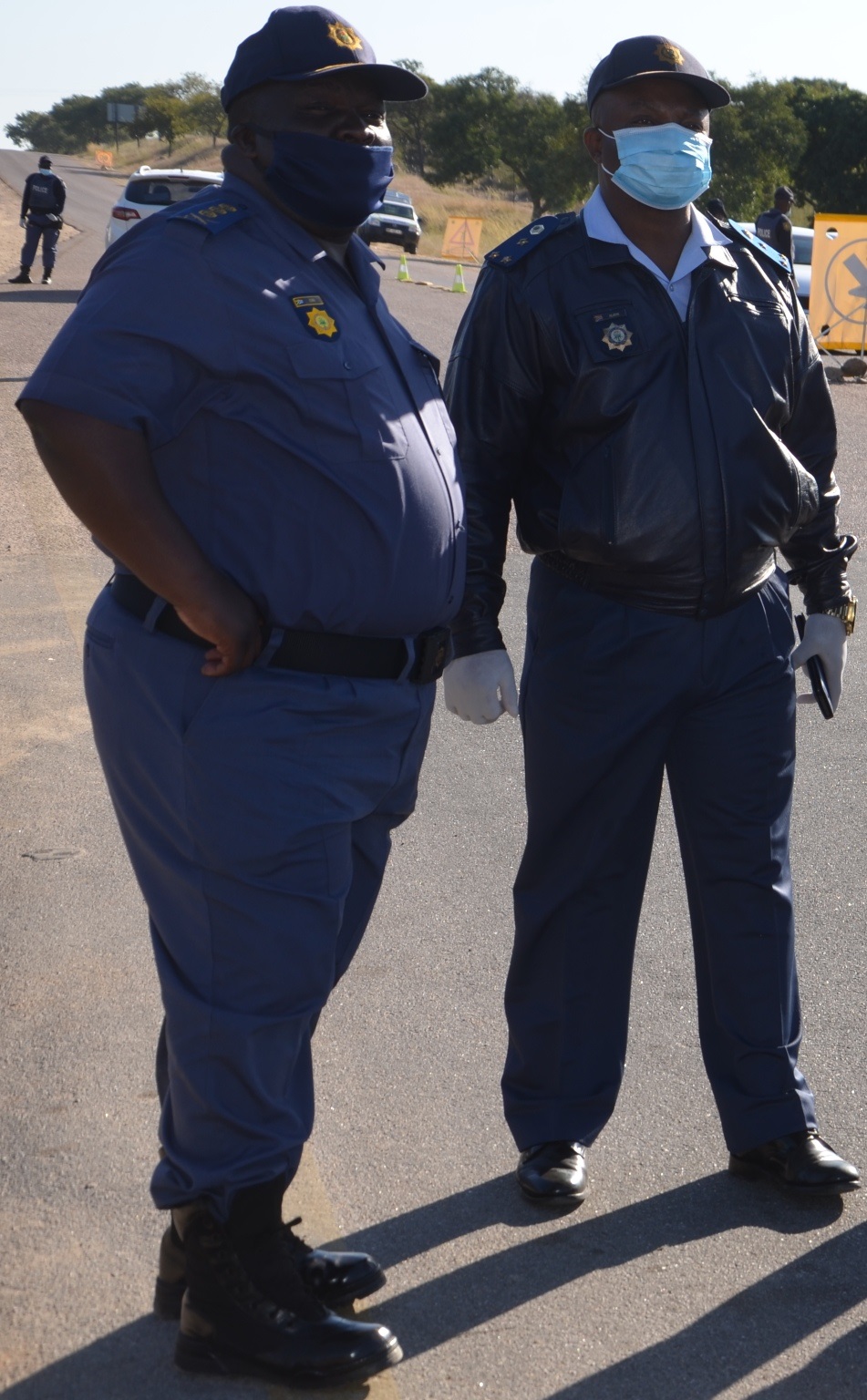 From L- Police Provincial Commissioner Lieutenant - General Mondli Zuma with police spokesman Brigadier Leonard Hlathi. Photo by Oris Mnisi 