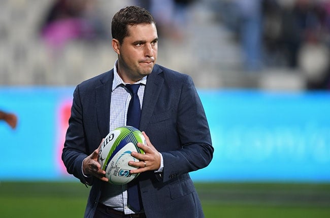 South Africa's Dave Wessels coaches the Western Force in the Super Rugby in 2018. (Kai Schwoerer/Getty Images)