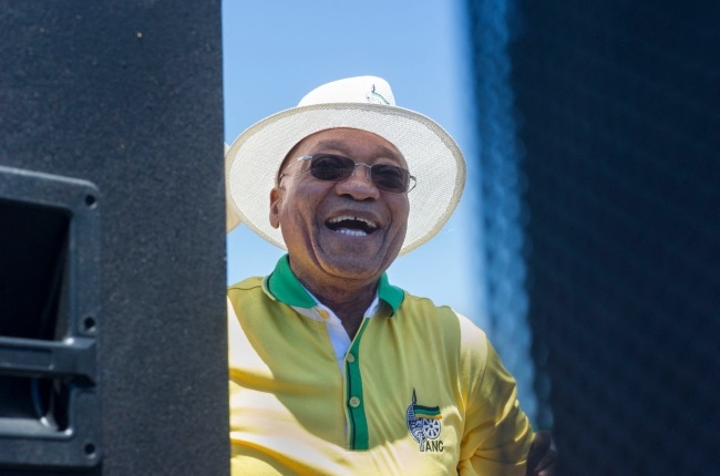 South African president and president of the ruling African National Congress(ANC) Jacob Zuma.