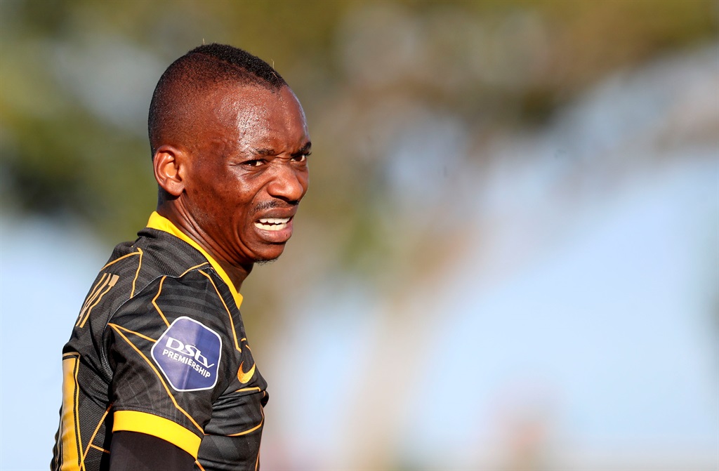 Khama Billiat playing for Kaizer Chiefs during the DStv Premiership 2021/22 match between Golden Arrows and Kaizer Chiefs at the Princess Magogo Stadium, KwaMashu on 27 April 2022 