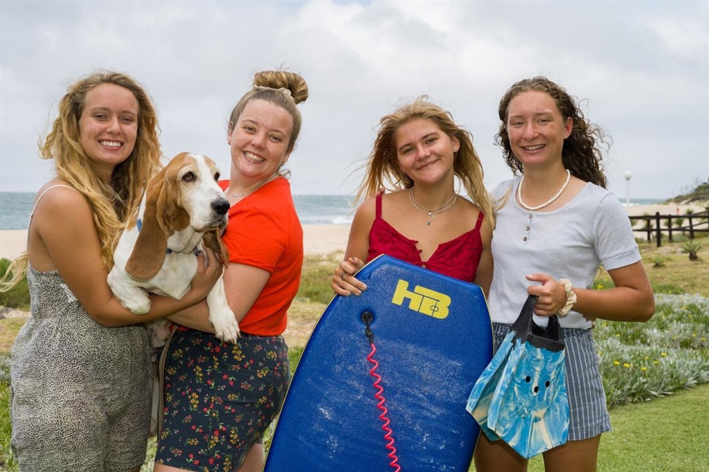 Lisa Stumpf, 19, Megan Johnson, 14, Abbygail Janse van Rensburg, 14, and Karla Stumpf, 19.
