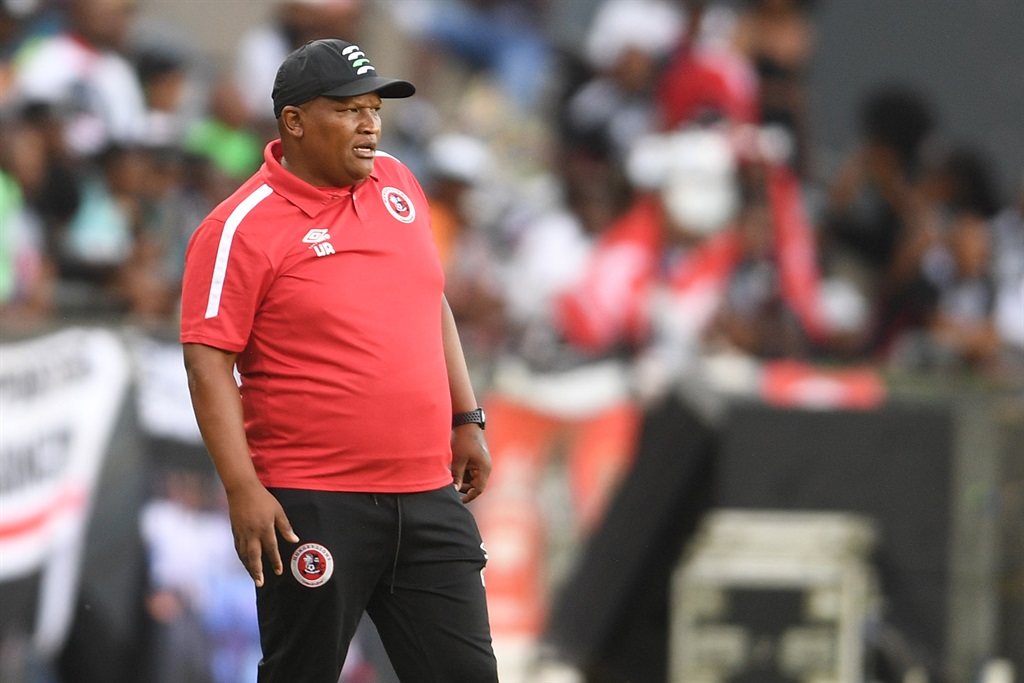  Hungry Lions coach Basie Hendry during the Nedbank Cup, Last 16match between Orlando Pirates and Hungry Lions at Orlando Stadium on March 16, 2024 in Johannesburg, South Africa. 