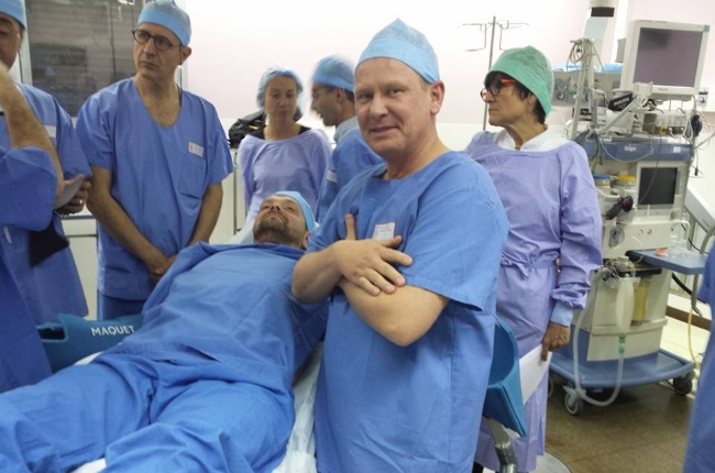 A team of 50 medical staff performed the 14-hour o