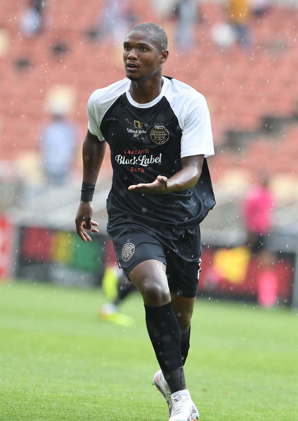 POLOKWANE, SOUTH AFRICA - JANUARY 06: Njabulo Ngcobo Carling All-Star XI during the Carling Knockout match between Stellenbosch FC and Carling Knockout All-Star XI at Peter Mokaba Stadium on January 06, 2024 in Polokwane, South Africa. (Photo by Philip Maeta/Gallo Images)