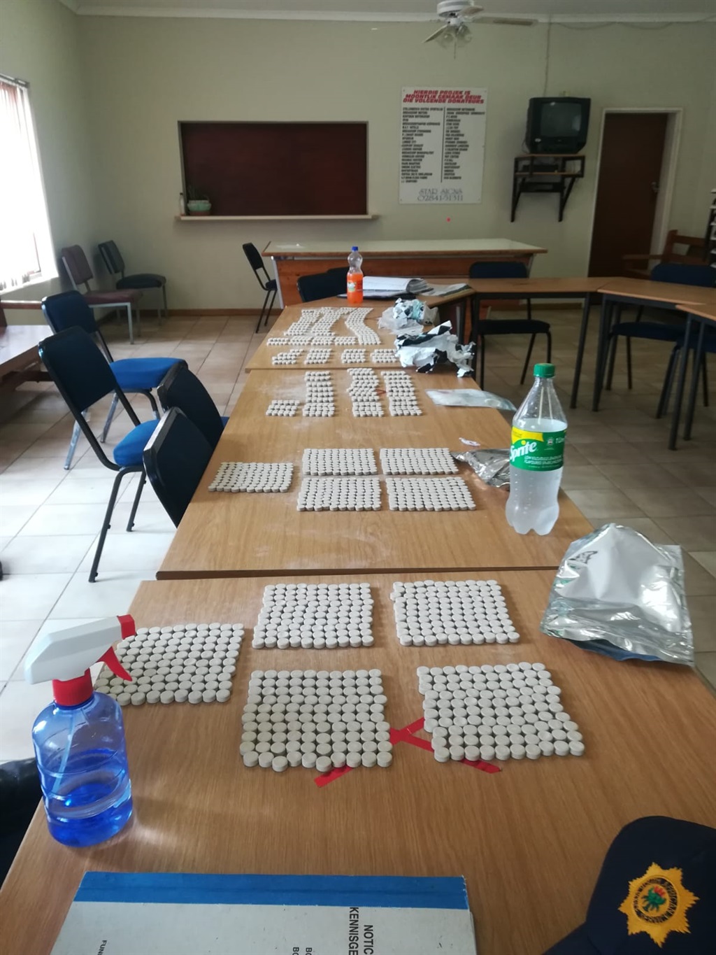 Mandrax tablets, tik and cash found by police