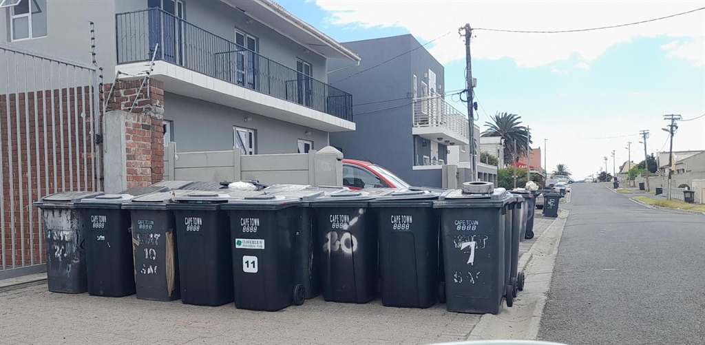 The City of Cape Town said almost 30 000 bins were stolen in 2023 alone. Photo by Misheck Makora