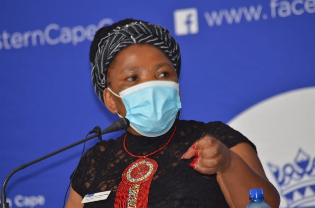 The MEC of Health in the Western Cape Nomafrench Mbombo.