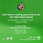 Joburg Zoo celebrates 120th with reduced entrance fee of  R20 
