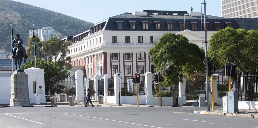 A fire broke out at Parliament's Old Assembly building on Tuesday night.

