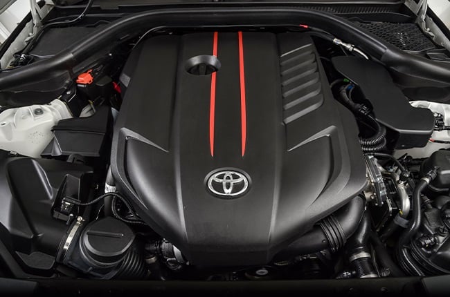 2021 Toyota Supra engine cover