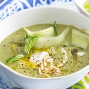 Velvety veggie soup
