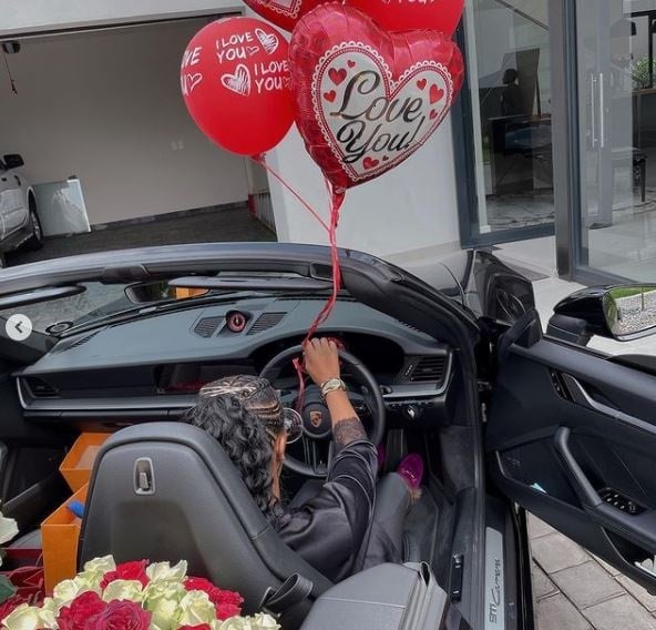 Dino Ndlovu gave his wife the best ever valentines gift she could ever imagine, a Porsche 911 Carrera 