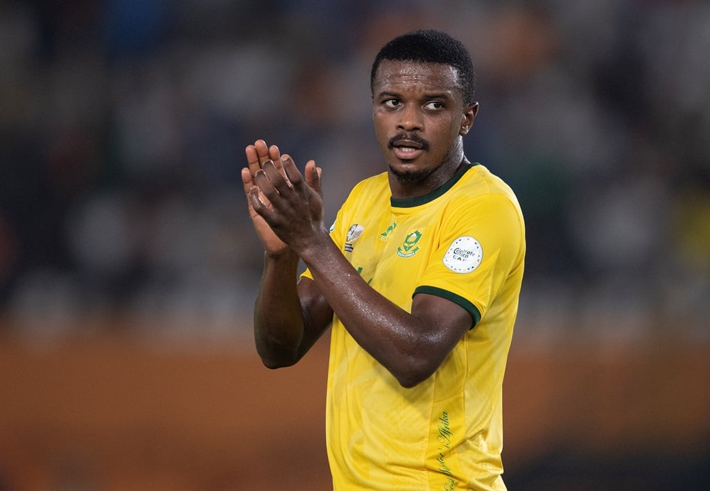 Teboho Mokoena during the TotalEnergies CAF Africa Cup of Nations 3rd place match between South Africa and DR Congo at Stade Felix Houphouet Boigny on 10 February 2024 in Abidjan, Ivory Coast. 