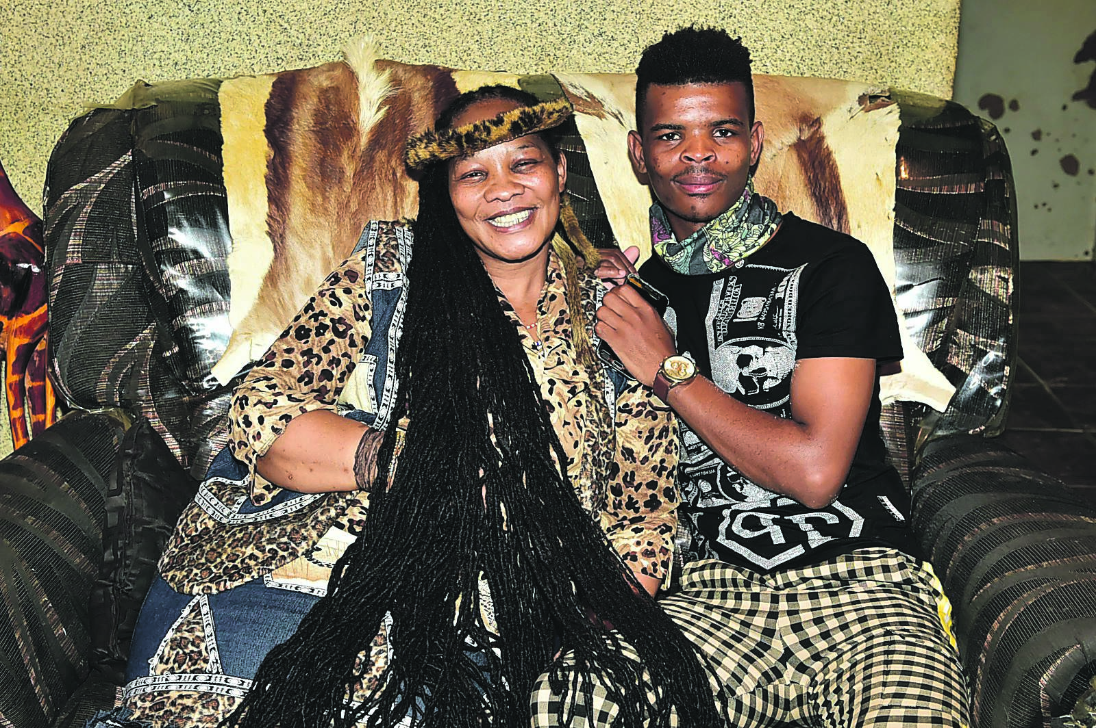 Nosipho Sibiya and Yamkela Mavundla have a strong bond. Photo by Noko Mashilo