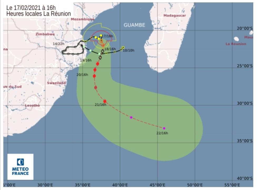 Weather Warning Moderate Tropical Storm Guambe To Hit Mozambique Witness