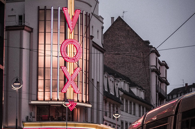 Cinéma Vox à Strasbourg, France.