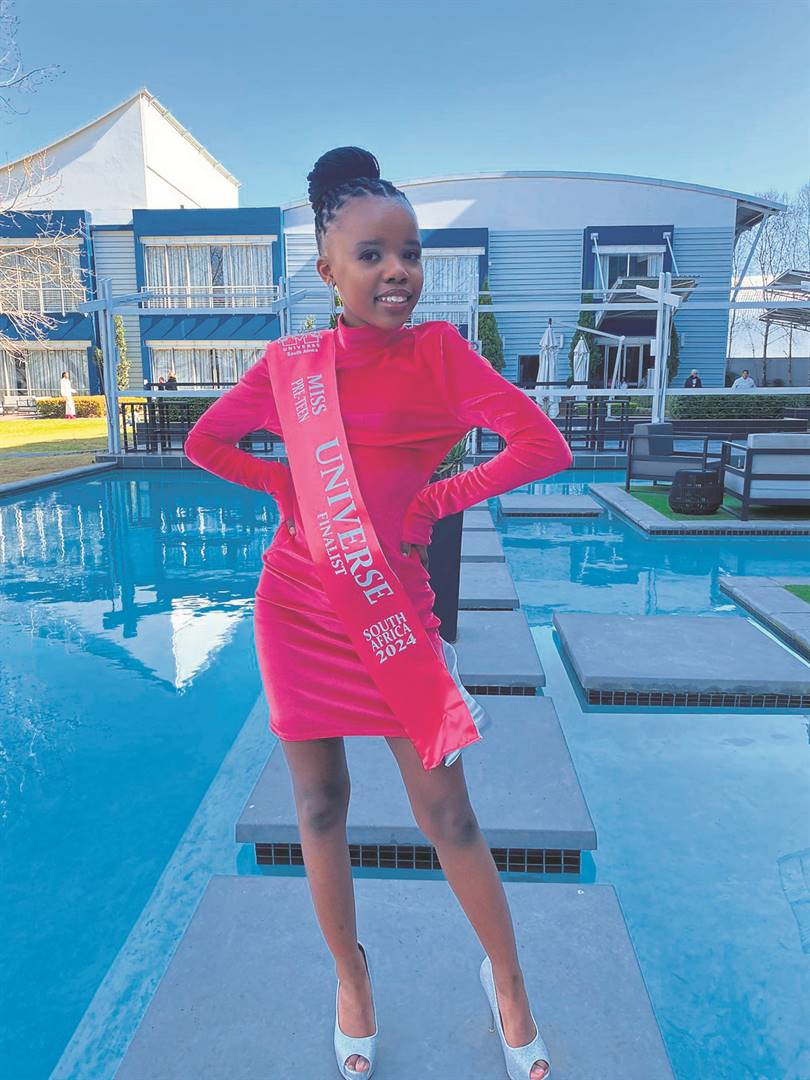Luyolo Menziwa was crowned Miss Pre-Teen Gqeberha in July 2023.      