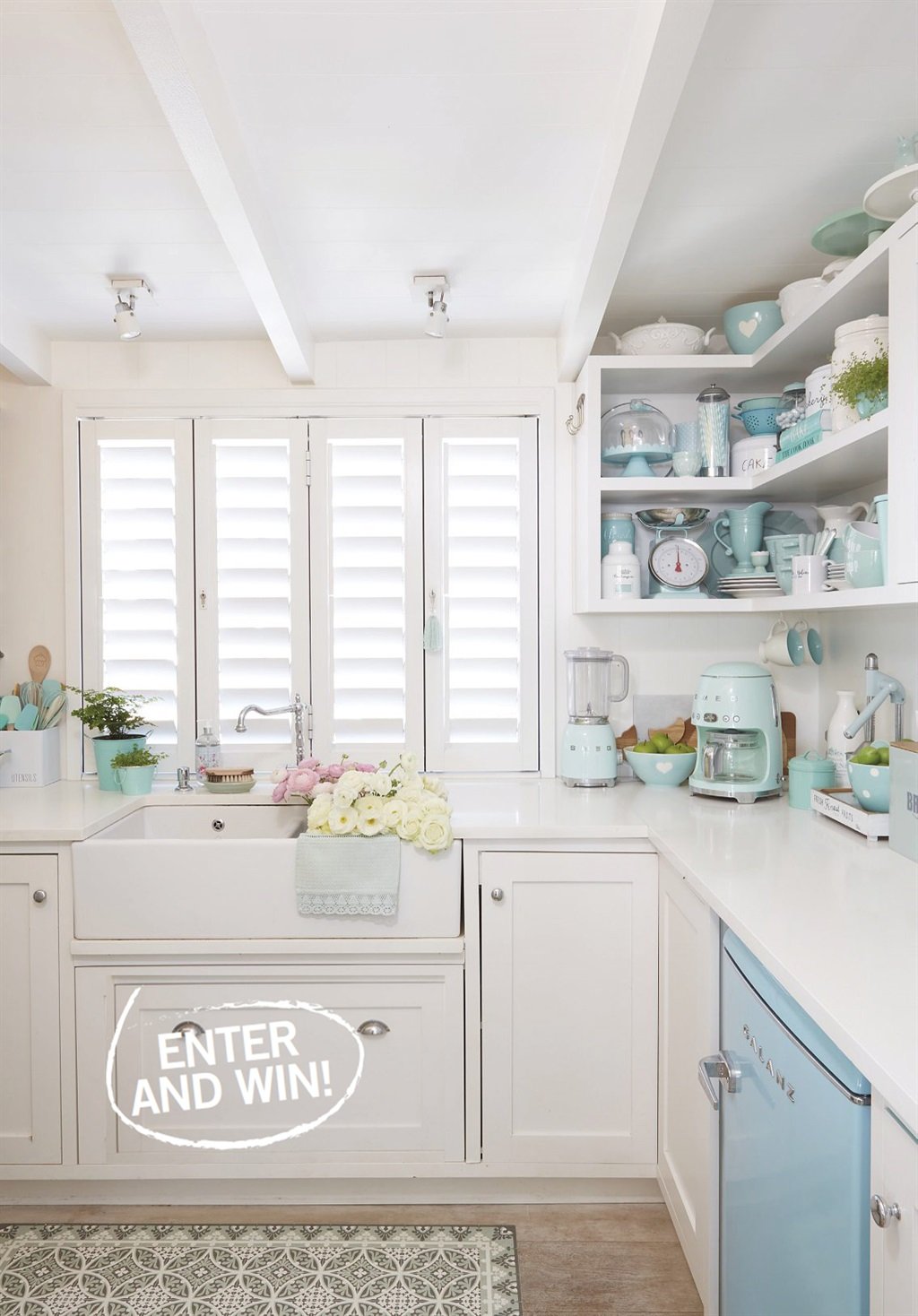 This lovely kitchen was entered by last year’s winner, Candice Nortje of Kommetjie. Her entire home was featured in our December 2020 | January 2021 issue.
