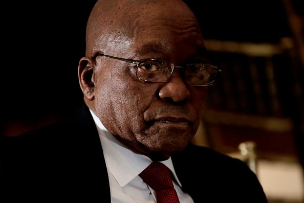 Where is former president Jacob Zuma?