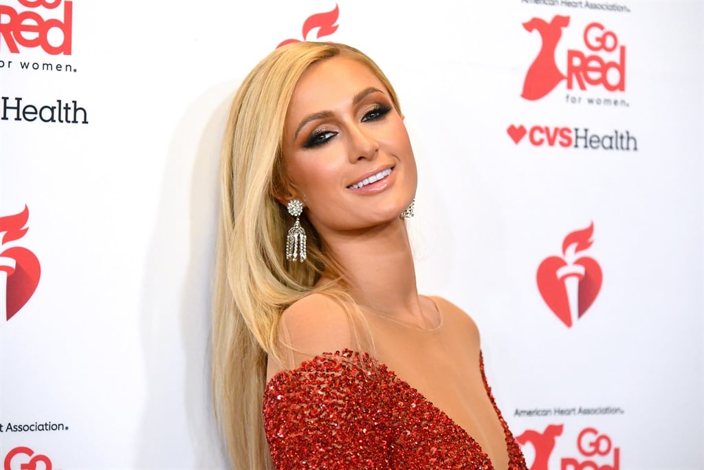 Paris Hilton attends The American Heart Associations Go Red for Women Red Dress Collection 2020 at Hammerstein Ballroom on February 05, 2020 in New York City. Photo by Mike Coppola/ Getty Images for American Heart Association 
