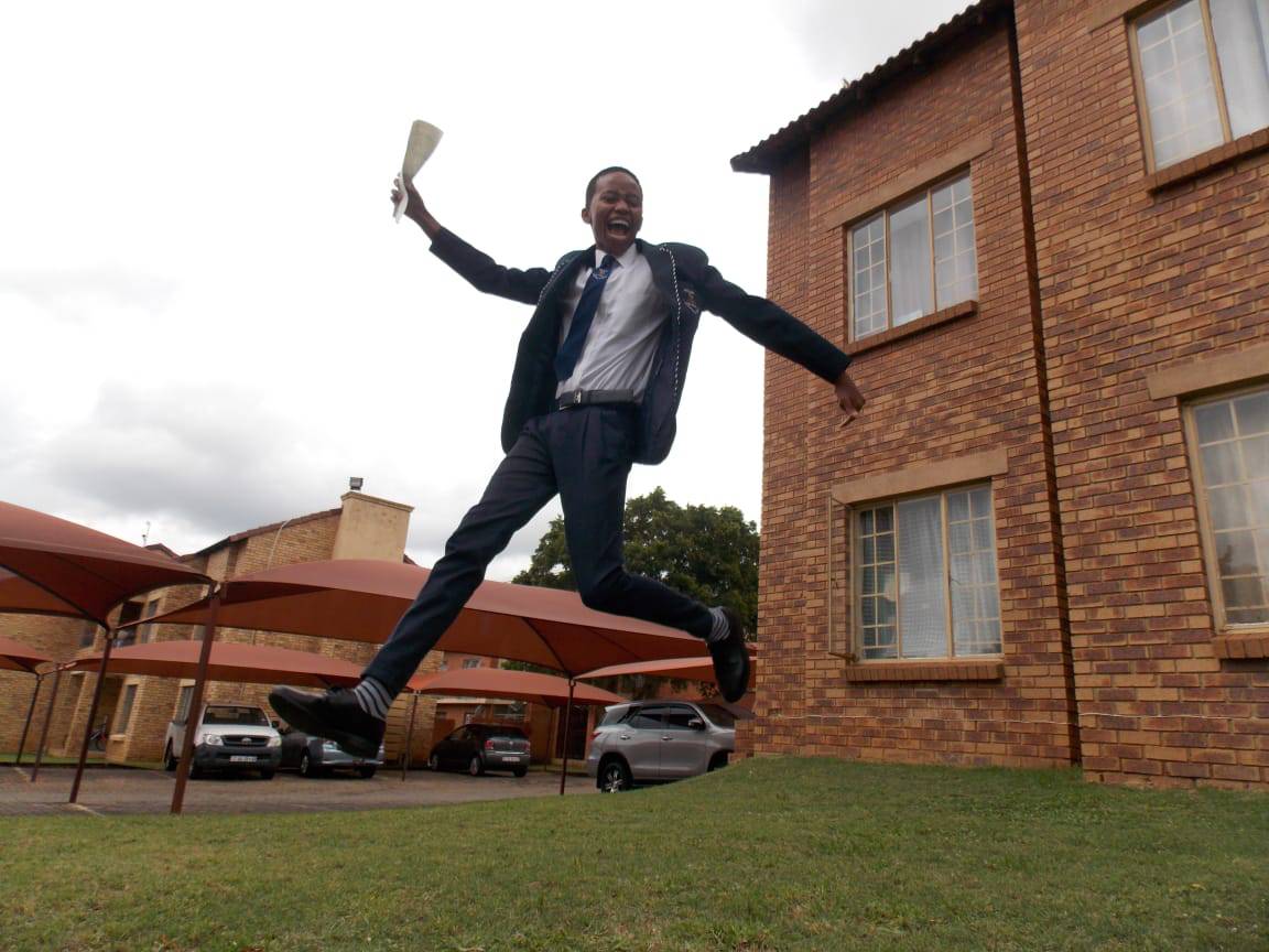 Tlabego Moswatupa from Bona Lesedi Secondary School in Mamelodi passed his matric with seven distinctions. Photos by Raymond Morare