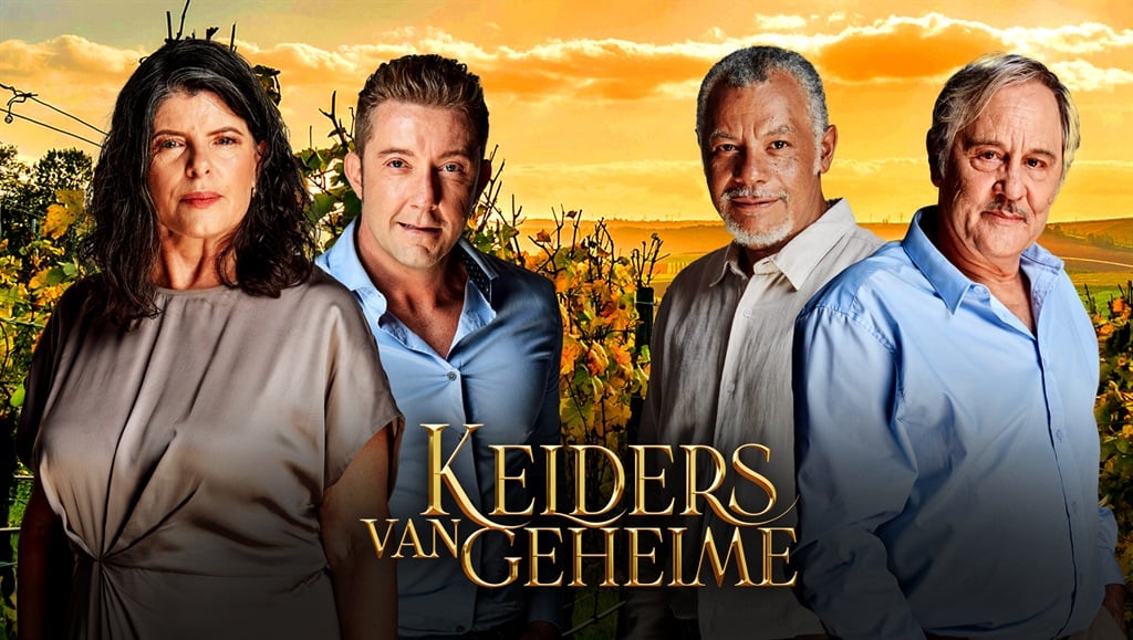 Ilse Roos, Zak Hendrikz, Abduragman Adams, and Marcel van Heerden star in Kelders van Geheime. (e.tv/Supplied)
