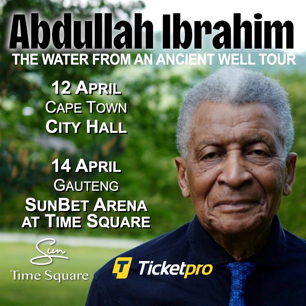 Internationally acclaimed Jazz con Abdullah Ibrahim makes his much-anticipated return to home stages in April 2024