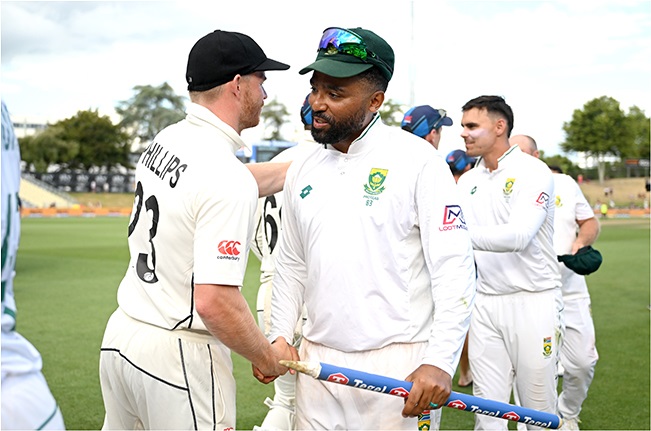 Despite his advanced age of 34, Dane Piedt advanced his cause for further selection after an outstanding second Test against New Zealand. (Image: Hannah Peters/Gallo Images)