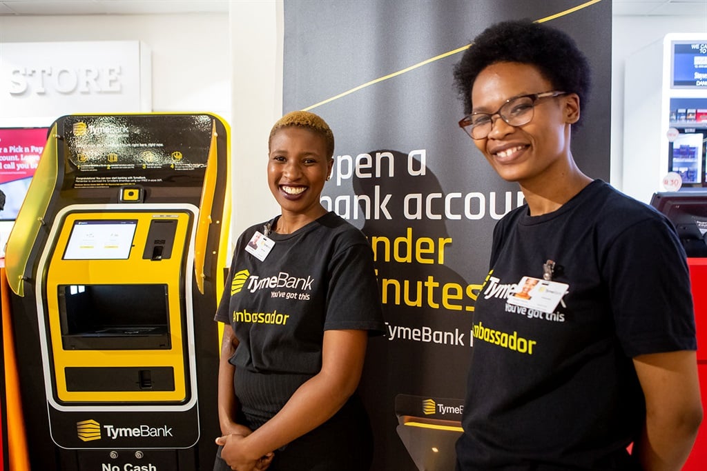 TymeBank says its combination of digital access and in-store kiosks have helped boost its popularity.