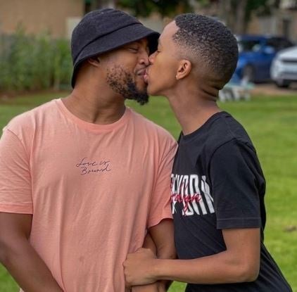 Social media personality Lasizwe and boyfriend in good times