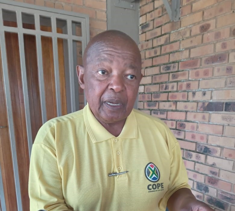 The leader of Cope Mosiuoa Lekota says the launch of the party’s manifesto had to be postponed. Photo by Thokozile Mnguni