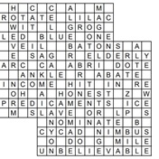 Solution for crossword #173